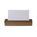 Steelite DWFB11523AG Large Menu Card Holder, 1" x 1" x 4.5" H, Ash Grey Wood, DW Haber, - 1 Dozen 1 image