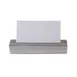Steelite DWFB11523GW Large Menu Card Holder, 1" x 1" x 4.5" H, Grey Wash Wood - 1 Dozen 1 image