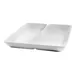Steelite DWFBCAB16DW Fusion Buffet Cold, 16.0"W x 16.0"D x 2.0"H, White Metal, DW Haber Finish 1 image