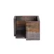 Steelite DWFBWDNH475AG Napkin Holder, 5.75" x 5.75" x 4" Ash Grey Wood, Fusion Buffet System 1 image
