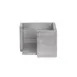 Steelite DWFBWDNH475GW Napkin Holder, 5.75" x 5.75" x 4" Wood, Grey Wash, Haber Fusion Buffet System 1 image
