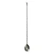 Steelite GWBS-T35V Teardrop Bar Spoon, 14" x 1.25" x 0.25" 18/10 Stainless Vintage Finish - 1 Dozen 1 image