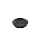Steelite GWSCP20BKV 8" Round Coupe Plate, Black Finish, Stainless Steel, Dishwasher Safe - 1 Dozen 1 image