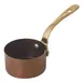 Steelite GWSMS9CV Sauce Pan - 11.75 oz (0.3-0.9 qt), Copper Stainless, Riveted Handle - 6/Case 1 image