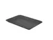 Steelite GWSST3121BKV - Rectangular Tray, 12.5" x 8.625" x 0.75", Black 18/0 Stainless Steel, 1 Dozen 1 image