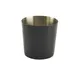 Steelite GWSVC8BK - 12.75 oz Black Stainless Steel Serving Cup, 3.375" x 3.375" - 24/Case 1 image