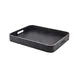 Steelite GWWVTB4536BK Butlers Tray, 18" x 14" Rectangular Wood Veneer, Black Finish - 4/Case 1 image