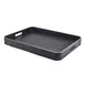 Steelite GWWVTB5540BK Butler's Tray, 21.625" x 15.75" Rectangular Wood Veneer Black Tray - 4/Case 1 image