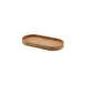 Steelite GWWVTV23L Oval Tray, 9" x 4.375" Wood Veneer Light In Tans, Wood - 6/Case 1 image