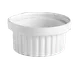 Steelite HL1160AWHA - 6 Oz 4-3/16" Round Hall China Ramekin, White, Stackable - 1 Dozen 1 image