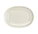 Steelite HL12252100 - 14" Oval Ivory China Platter with Rolled Edge - 1 Dozen 1 image
