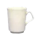 Steelite HL13200 Troy Mug, 8-1/4 oz (8-9 oz) Homer Style, Undecorated China, Non‑Stackable - 1 Dozen 1 image