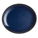 Steelite HL13259026 Flip Indigo China Platter 13"x11.25"x1.75" Dishwasher/Oven Safe 500°F - 1 Dozen 1 image