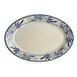 Steelite HL15741008 China Platter, 13.38" x 9.25", White/Homer/Ivory/BlueMex, Rolled Edge - 1 Dozen 1 image