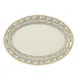 Steelite HL15763912 Rolled Edge Oval China Platter, 13.375" x 9.25" x 1.5" - 1 Dozen 1 image