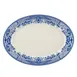 Steelite HL15763924 - Rolled Edge Oval China Platter, 13.375"x9.25"x1.5", Willow Rim Blue, - 1 Dozen 1 image