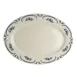 Steelite HL1585035 - China Platter, 15-5/8" x 11-1/8", American Rose Blue, Rim, Rolled Edge - 1 Dozen 1 image