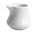 Steelite HL195122AWHA Creamer Pitcher, 3-1/2 oz, 2-1/2" x 2-1/8" x 2-1/2" China, Handleless - 1 Dozen 1 image