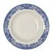 Steelite HL25363924 - Rolled Soup Bowl, 9" x 1.625", 12.75 Oz Willow Rim Blue China, 1 Dozen 1 image