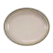 Steelite HL2621 - Narrow Rim Oval China Platter, 12.375\" x 10\" x 1\" Green, Dishwasher Safe - 1 Dozen 1 image