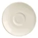 Steelite HL2821 - Boston Saucer, 6" Round Porcelain, Green Band, Dishwasher/Oven Safe - 36/Case 1 image