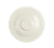 Steelite HL3287000 - A.D. Saucer, 4.5" Round Gothic Blanc China, Homer Collection, 1 Dozen 1 image