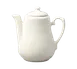 Steelite HL3598000 Beverage Pot Lid, Seville Undecorated China Cover, Tabletop Finish - 1 Dozen 1 image