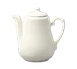 Steelite HL3648000 - 17 oz Homer Seville China Coffee Pot with Lid, 13-17 oz, Body & Cover - 1 Dozen 1 image