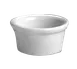 Steelite HL3660AWHA - 5 oz White Hall China Ramekin / Sauce Cup, 2-7/8" Diameter, Round, 1 Dozen 1 image