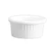 Steelite HL45310AWHA - 2 Oz White Hall China Ramekin Sauce Cup, 2-3/4" Diameter, Fluted - 1 Dozen 1 image