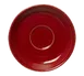Steelite HL470326 Saucer, 5.875" Round Scarlet Fiesta China, Oven Safe to 425°F, - 1 Dozen 1 image