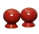 Steelite HL497326 Salt & Pepper Shaker Set 3.0 Oz 2.25" X 2.625" Scarlet China Safe 425°F - 4/Case 1 image