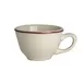 Steelite HL5080866 - 7.25 Oz Maroon China Cup 3.75"×2.5", Oven Safe 500°F, Non‑Stack - 36/Case 1 image