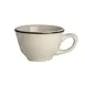 Steelite HL508847 - 7.25 oz Black China Cup, 3.75" x 2.5", Edge, Dishwasher Safe 500°F - 36/Case 1 image