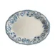 Steelite HL52563874 - Oval China Platter, 10" x 7.75" Hannah Blue, Oven Safe 500°F - 24/Case 1 image