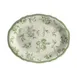 Steelite HL52563885 Oval China Platter 10" x 7.75" Marisa Green Dishwasher/Oven Safe 500°F - 24/Case 1 image