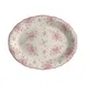 Steelite HL52563888 - Oval China Platter, 10" x 7.75", Liliana Rose, Oven Safe 500°F - 24/Case 1 image