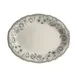 Steelite HL52663872 Oval China Platter, 11.75" x 8" Charcoal, Dishwasher/Oven Safe 500°F - 1 Dozen 1 image