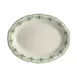 Steelite HL52663880 - Oval Platter 11.75" x 8" Green Scalloped, Dishwasher/Oven Safe 500°F - 1 Dozen 1 image