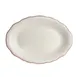 Steelite HL52663928 Oval China Platter, 11.75" x 8" Rose, Dishwasher/Oven Safe 500°F - 1 Dozen 1 image