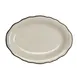 Steelite HL526847 - Oval China Platter, 11.75" x 8.0", Black, Dishwasher/Oven Safe 500°F - 1 Dozen 1 image