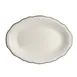 Steelite HL52763927 - Oval China Platter, 12.625" x 9.75" Slate, Dishwasher/Oven Safe 500°F, 1 Dozen 1 image