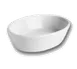 Steelite HL570343AWHA - 8 Oz Oval China Baking Dish, 6" x 4-1/2" White, Straight Sides - 1 Dozen 1 image