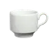 Steelite HL6536000 Tea Cup, 7 Oz (2-3/4" Dia x 3-1/4" H), Stackable China, Pristine Finish - 1 Dozen 1 image
