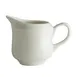Steelite HL6596000 Creamer Pitcher, 4-Ounce, 4-1/4"x2-5/8"x3-1/8", Pristine China Handle - 1 Dozen 1 image