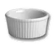 Steelite HL834122AWHA - 4 Oz White Hall China Ramekin, 3-1/4" Diameter, Fluted Round, 1 Dozen 1 image