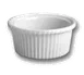 Steelite HL8390AWHA - 5 Oz White China Ramekin, 3-3/4" Diameter, Fluted French Round - 1 Dozen 1 image