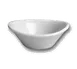 Steelite HL9170ABWA - Oval Jelly/Butter Condiment Dish, 1.5 oz, 3-1/2" x 3-1/8" China White - 1 Dozen 1 image