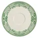 Steelite HL99663925 - 6.5" Round China Saucer, Willow Rim Green, RE & NR, Sold Per Dozen - 1 Dozen 1 image