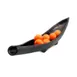 Steelite KMK2058ES - Palm Bark Serving & Display Tray, 19" x 5" Free‑Form Resin, Black Finish 1 image